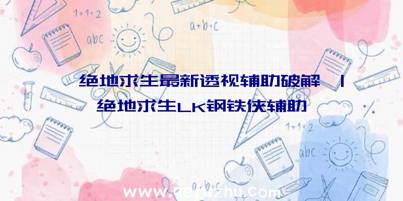 「绝地求生最新透视辅助破解」|绝地求生LK钢铁侠辅助